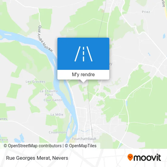 Rue Georges Merat plan