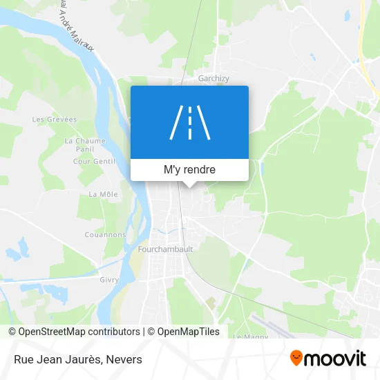 Rue Jean Jaurès plan