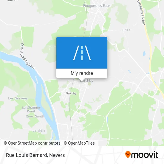 Rue Louis Bernard plan