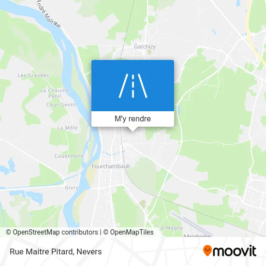 Rue Maitre Pitard plan