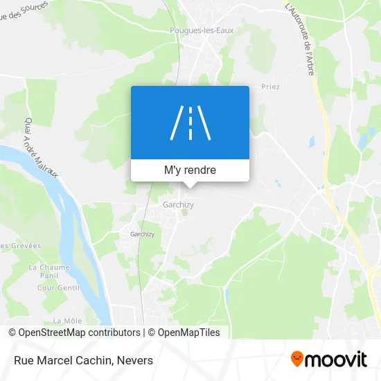 Rue Marcel Cachin plan