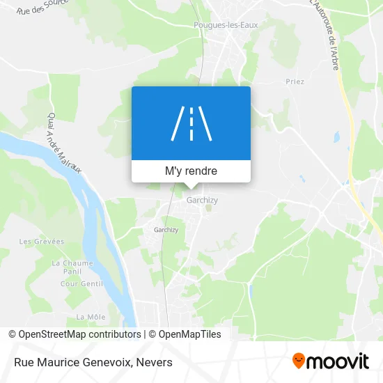 Rue Maurice Genevoix plan