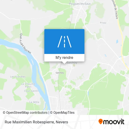 Rue Maximilien Robespierre plan