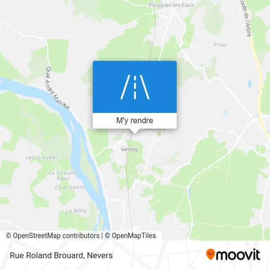 Rue Roland Brouard plan