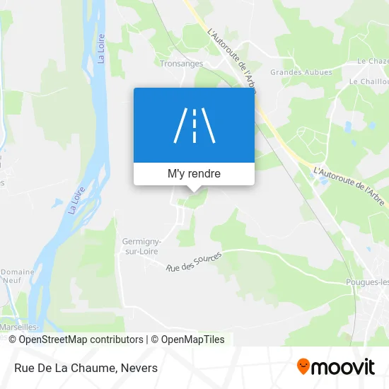 Rue De La Chaume plan