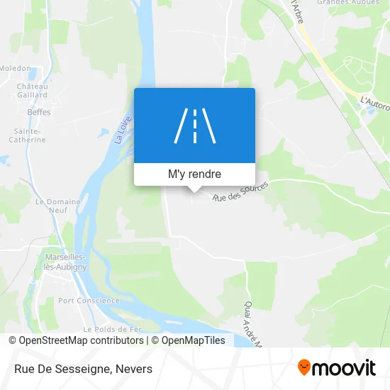 Rue De Sesseigne plan