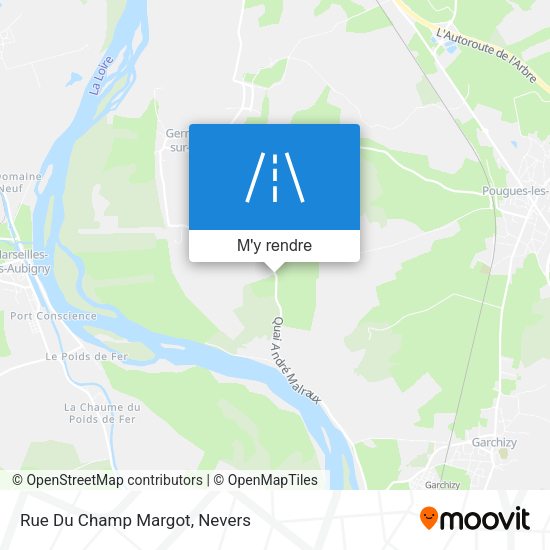 Rue Du Champ Margot plan