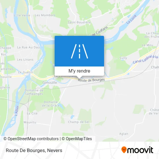 Route De Bourges plan