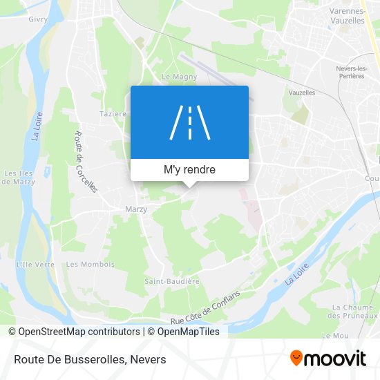 Route De Busserolles plan
