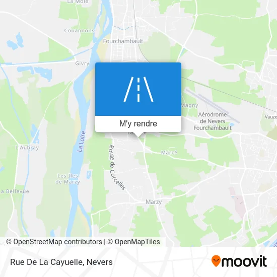 Rue De La Cayuelle plan