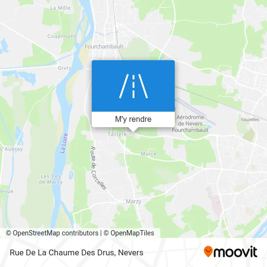 Rue De La Chaume Des Drus plan