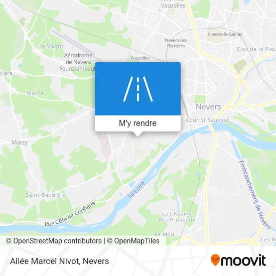Allée Marcel Nivot plan