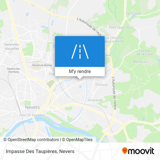 Impasse Des Taupières plan