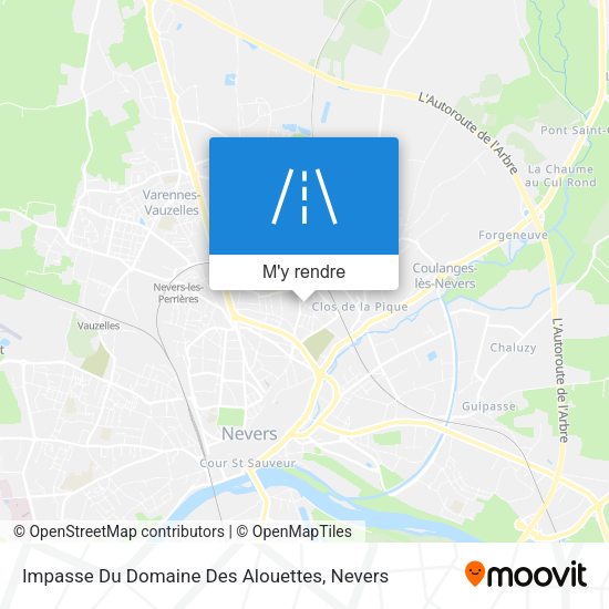 Impasse Du Domaine Des Alouettes plan