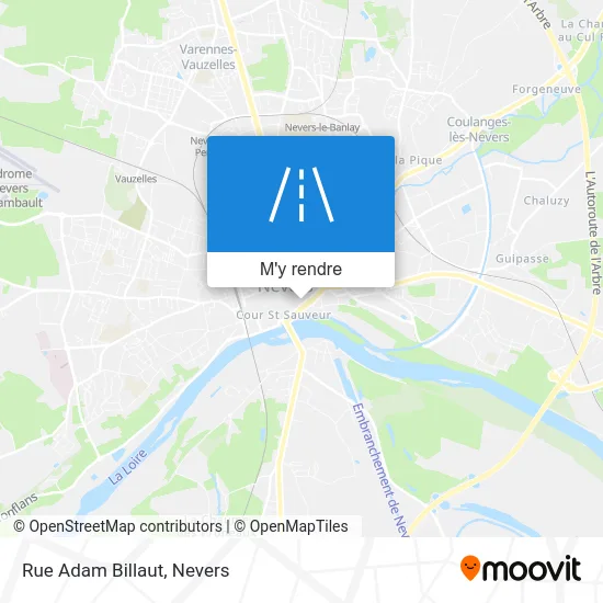 Rue Adam Billaut plan