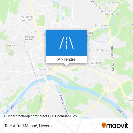 Rue Alfred Massé plan