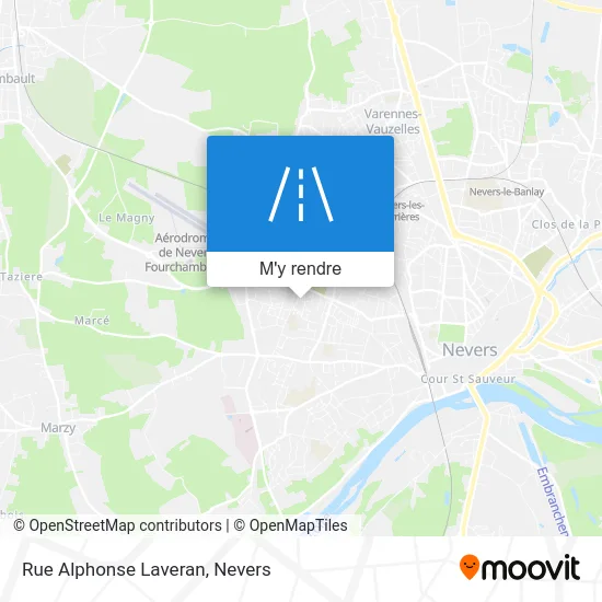 Rue Alphonse Laveran plan