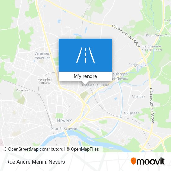 Rue André Menin plan