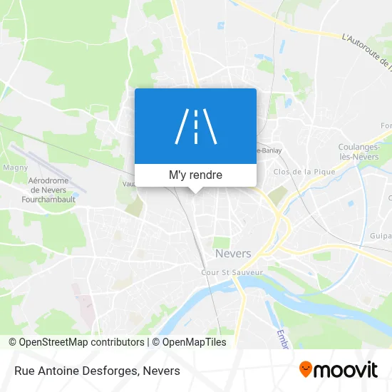 Rue Antoine Desforges plan