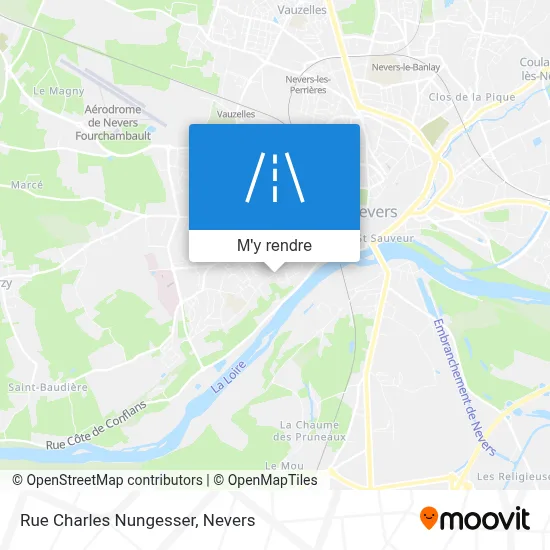 Rue Charles Nungesser plan