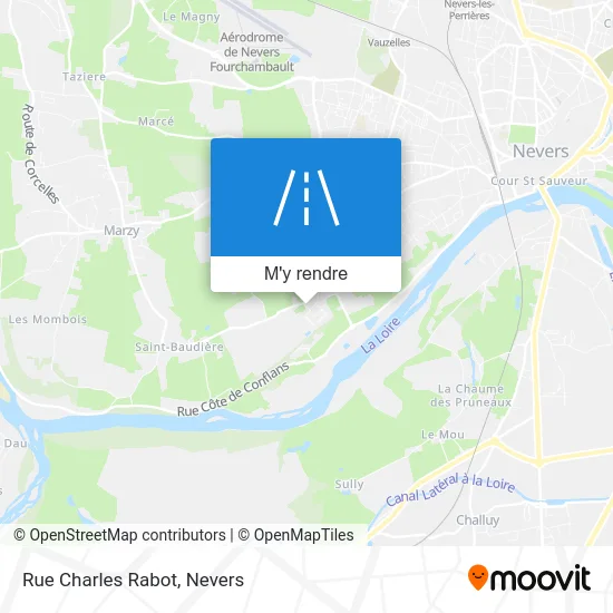 Rue Charles Rabot plan