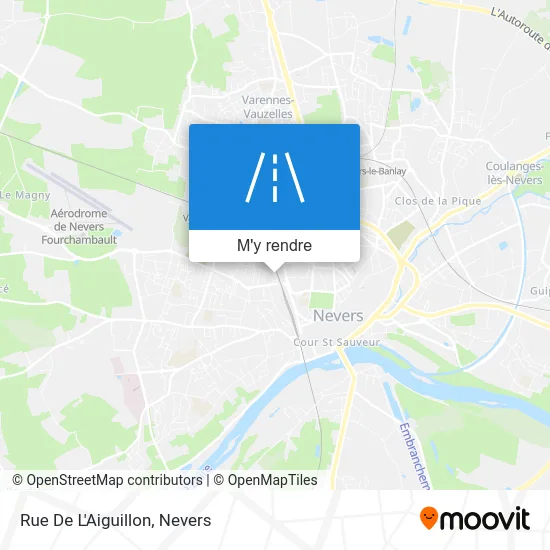 Rue De L'Aiguillon plan