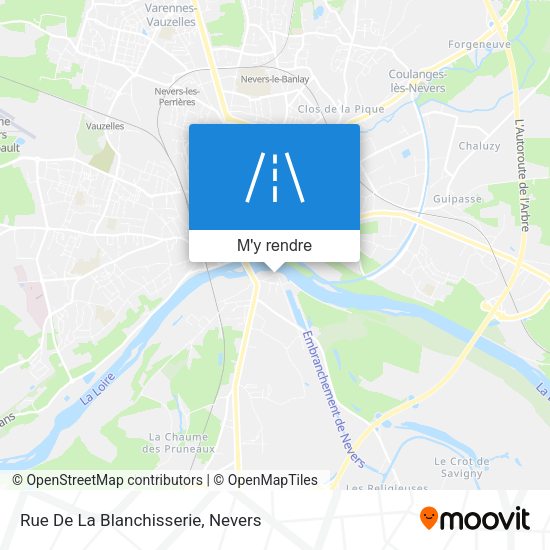 Rue De La Blanchisserie plan