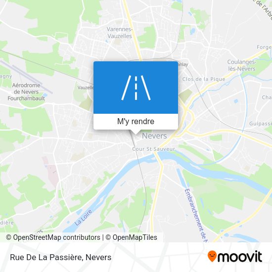 Rue De La Passière plan