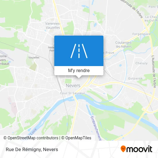 Rue De Rémigny plan