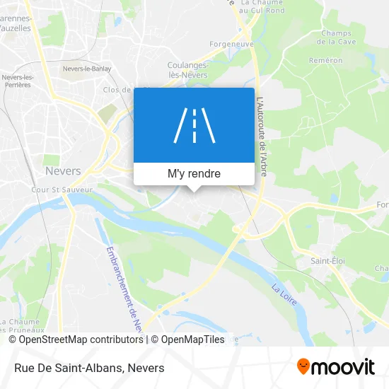 Rue De Saint-Albans plan