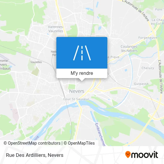 Rue Des Ardilliers plan