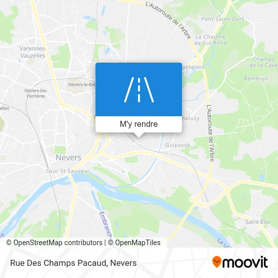 Rue Des Champs Pacaud plan