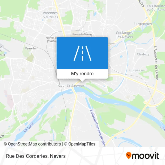Rue Des Corderies plan