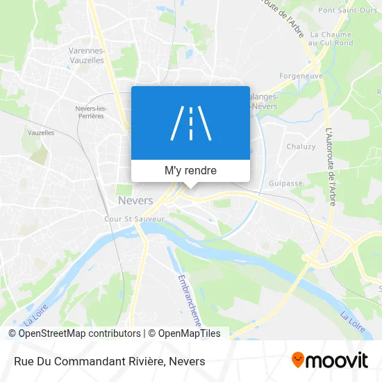 Rue Du Commandant Rivière plan