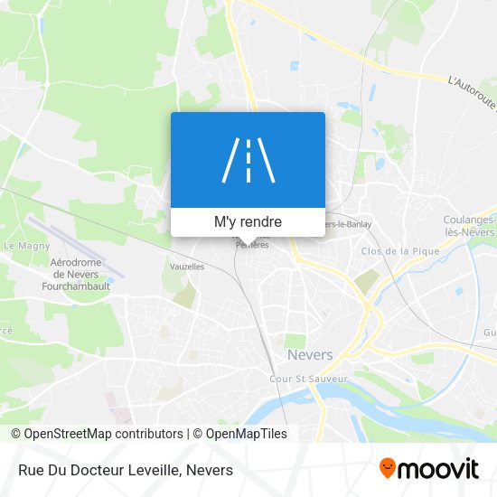 Rue Du Docteur Leveille plan