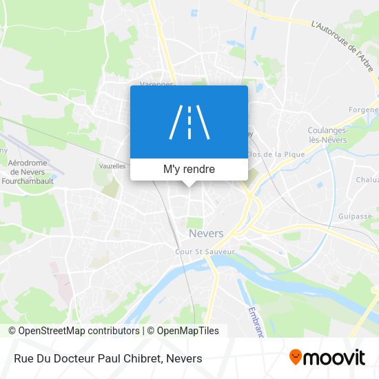 Rue Du Docteur Paul Chibret plan