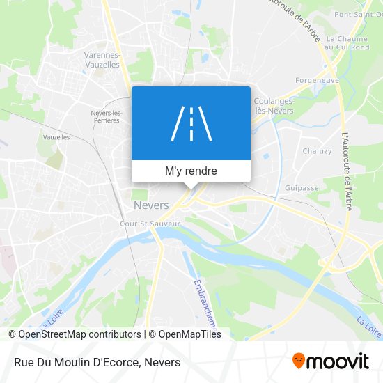Rue Du Moulin D'Ecorce plan
