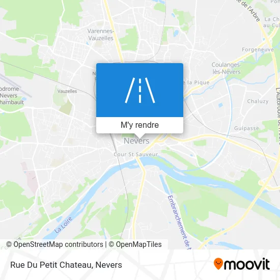 Rue Du Petit Chateau plan