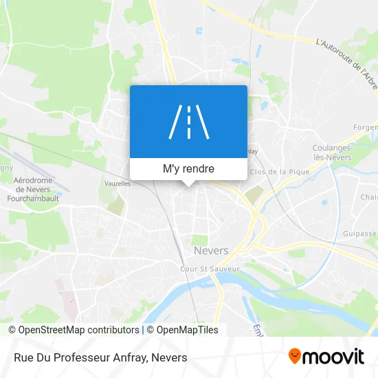 Rue Du Professeur Anfray plan