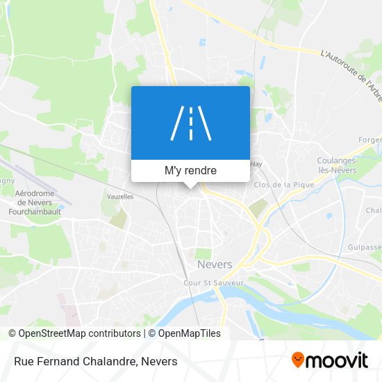 Rue Fernand Chalandre plan