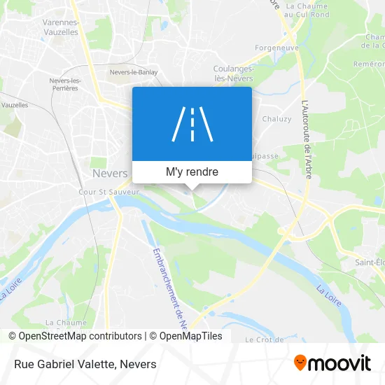 Rue Gabriel Valette plan