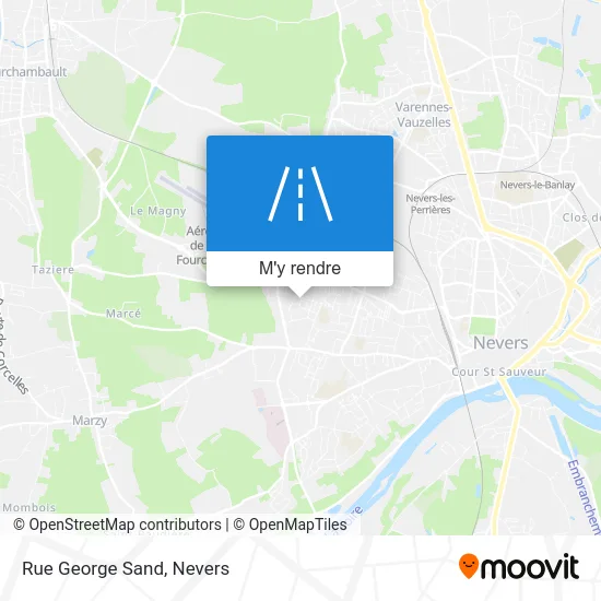 Rue George Sand plan