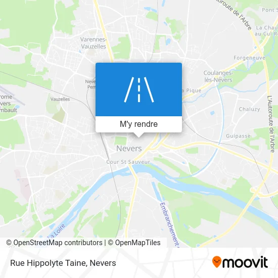 Rue Hippolyte Taine plan