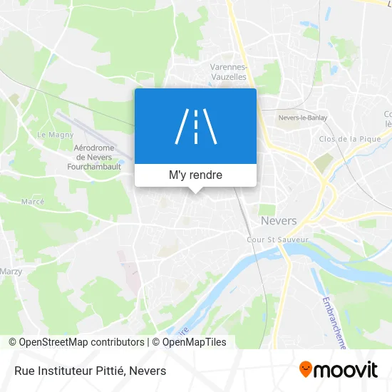 Rue Instituteur Pittié plan