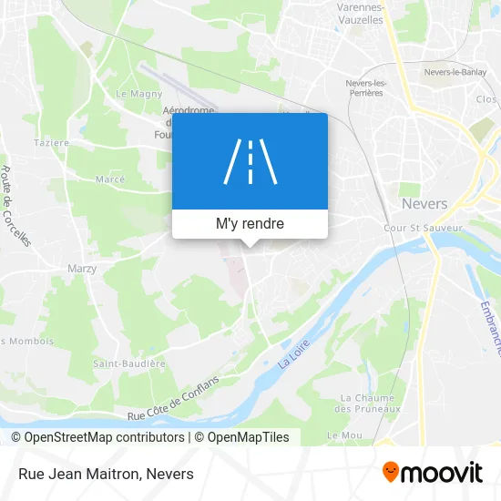 Rue Jean Maitron plan