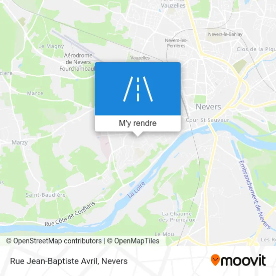 Rue Jean-Baptiste Avril plan