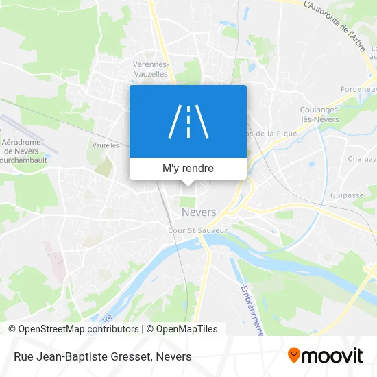 Rue Jean-Baptiste Gresset plan