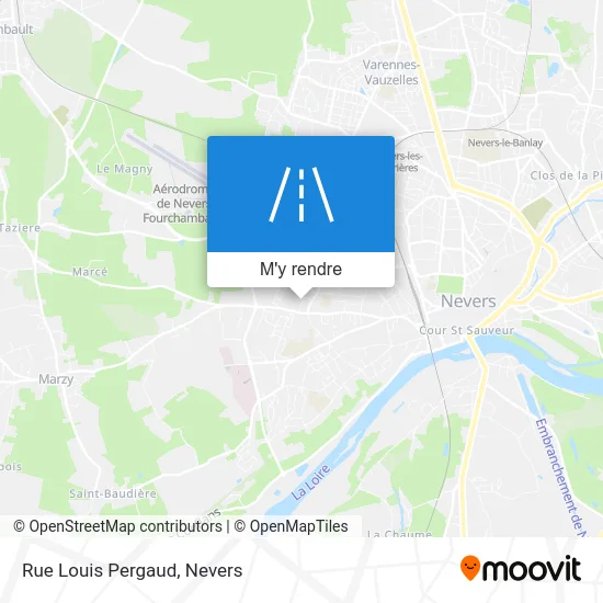 Rue Louis Pergaud plan