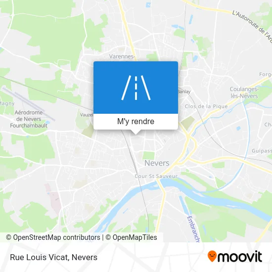 Rue Louis Vicat plan