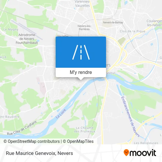 Rue Maurice Genevoix plan